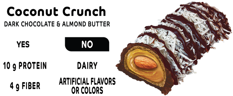 Protein Bars Purple Orange 12all 4 - Yule Log (847x366), Png Download