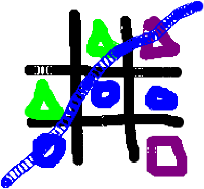 Grid Clipart Tic Tac Toe - Graphic Design (640x480), Png Download