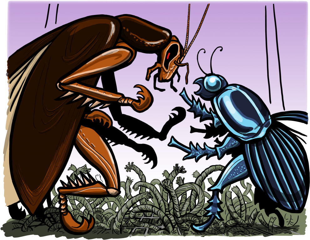 An Rpg Of Bugs And Heroes - Rpg Bugs (1024x791), Png Download