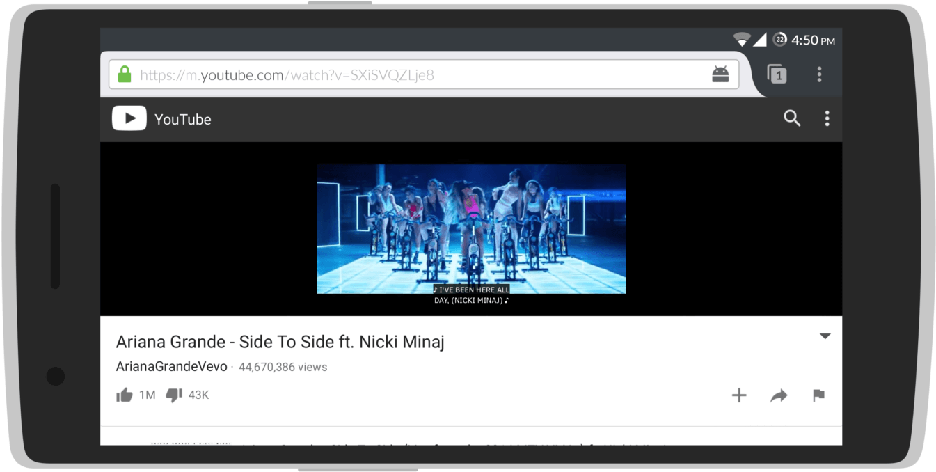 The Best Way To Play Youtube Videos On The Background - Mobile Phone (1600x889), Png Download