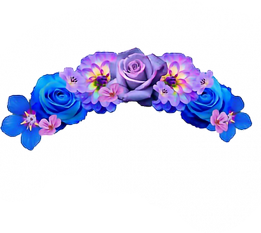 Flower Flowercrown Rose Snapchat Filter Crown - Flower Crown Transparent Background (1024x915), Png Download