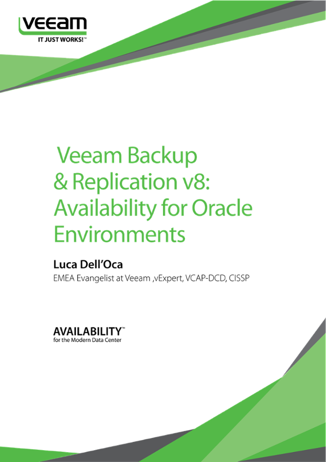 Veeam Backup & Replication V8 - Veeam Software (636x900), Png Download