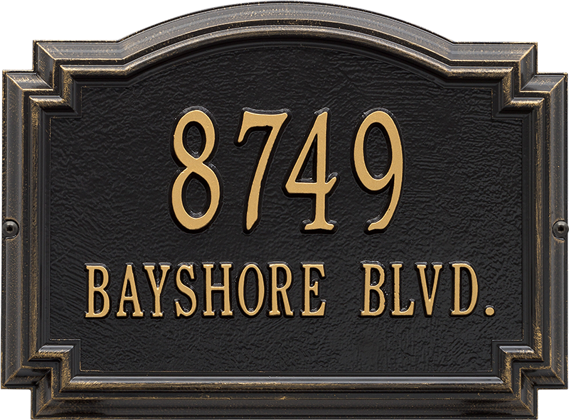Williamsburg Standard Wall Address Plaque, Two Lines - Commemorative Plaque (800x591), Png Download