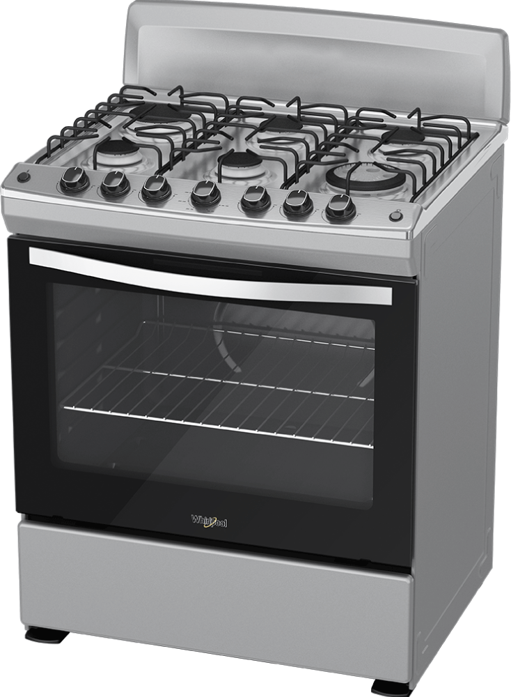 Major Appliances / Ranges & Ovens - Estufa Whirlpool Lwf6052d (734x1000), Png Download