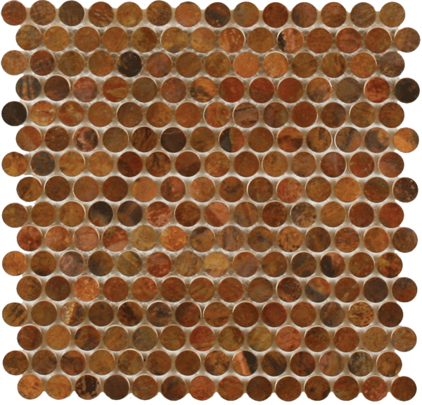 Perth Penny Rounds Series - Copper Metallic Penny Round (600x575), Png Download