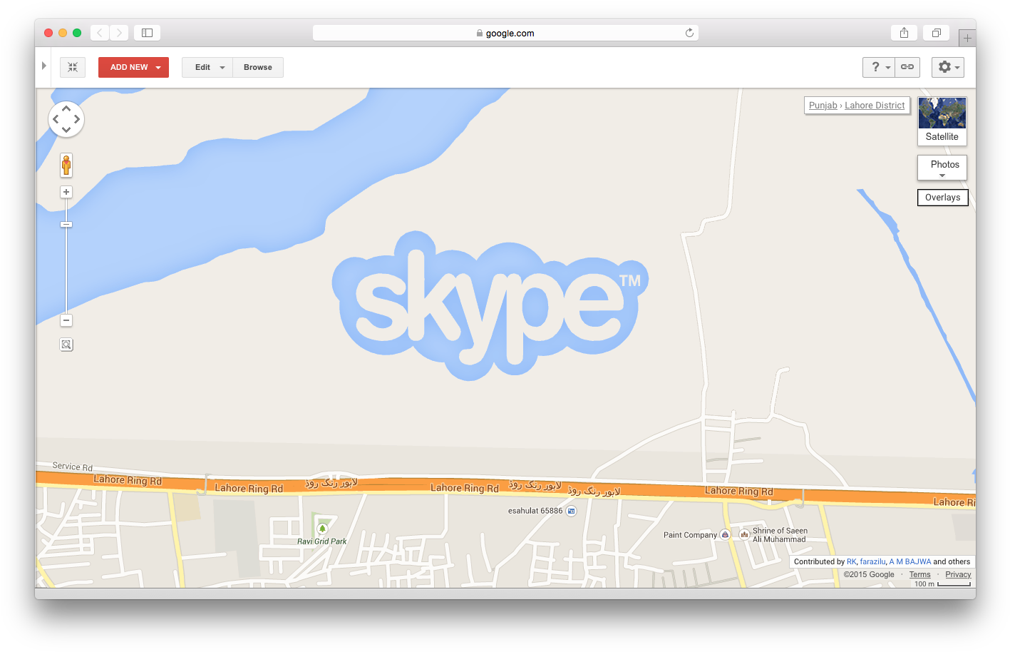 Skype Logo At Google Maps In Lahore - Skype (1432x925), Png Download