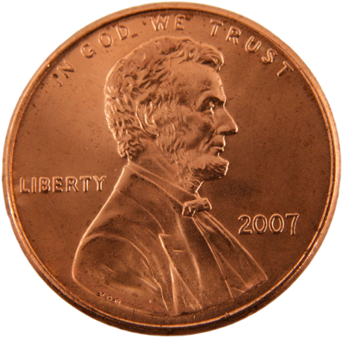 The Interesting Thing Here Is Changing Its Metallic - Transparent Background Penny Clipart (800x533), Png Download
