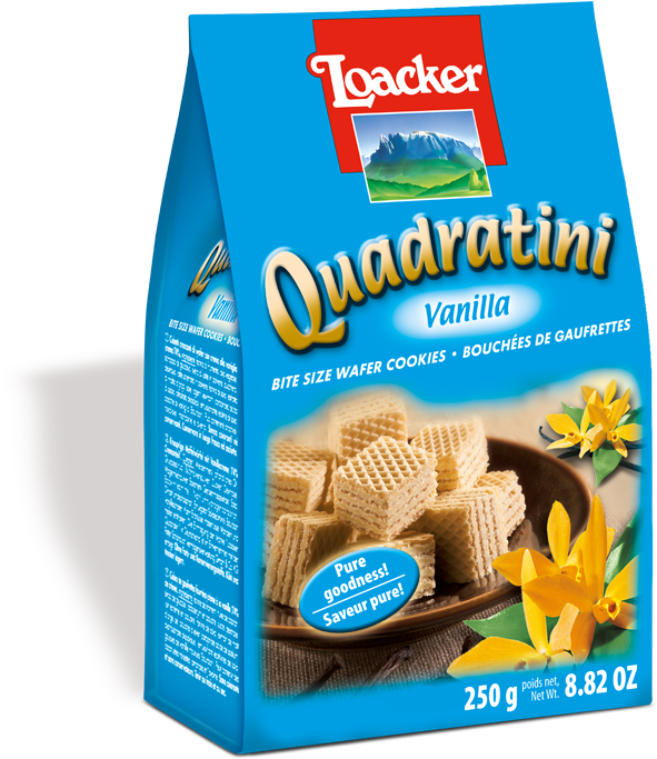 Loacker Quadratini Vanilla (800x800), Png Download