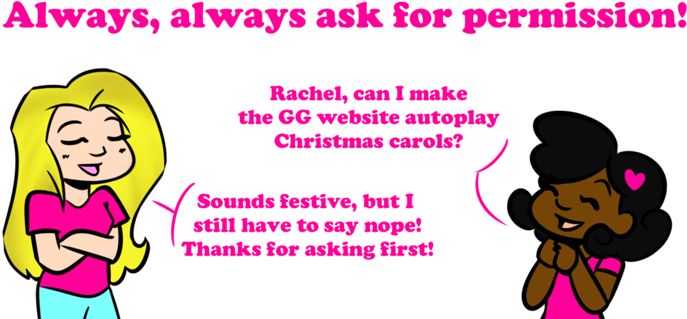 Ask Sam Permission Redux - Cartoon (1000x471), Png Download