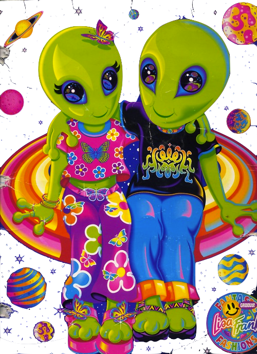 Its A Small World After All Lisa Frank Png Transparent - Lisa Frank Alien (500x688), Png Download