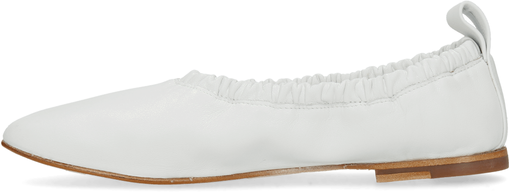 Ballet Pumps Iris 2 Nappa White Sheep Platin - Slip-on Shoe (1024x1024), Png Download