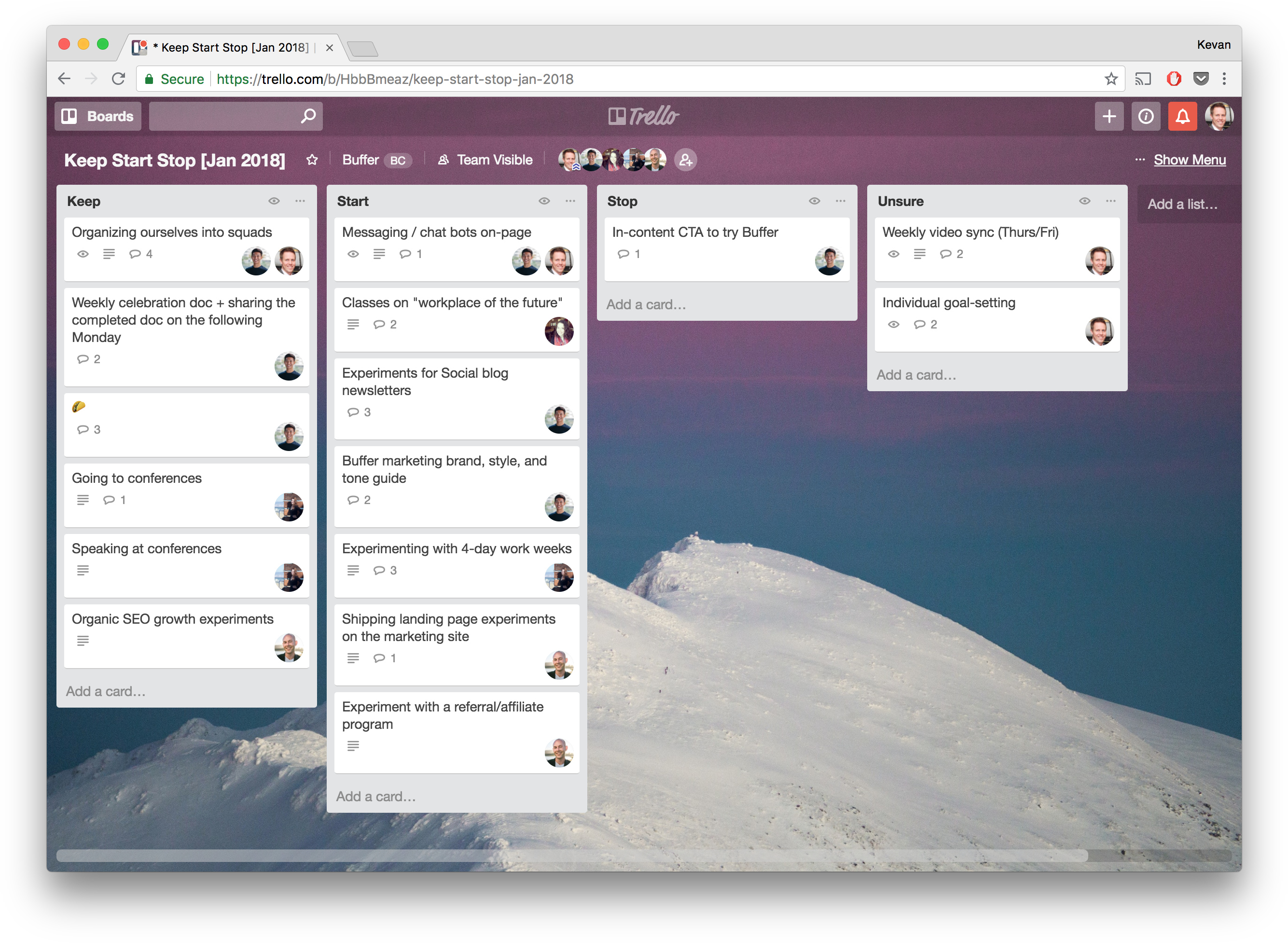 A Trello Board For Retrospectives And Reflections (2700x1978), Png Download