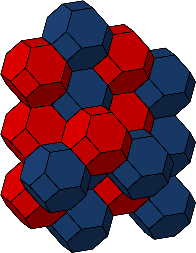 Bitruncated Cubic Honeycomb (804x1023), Png Download