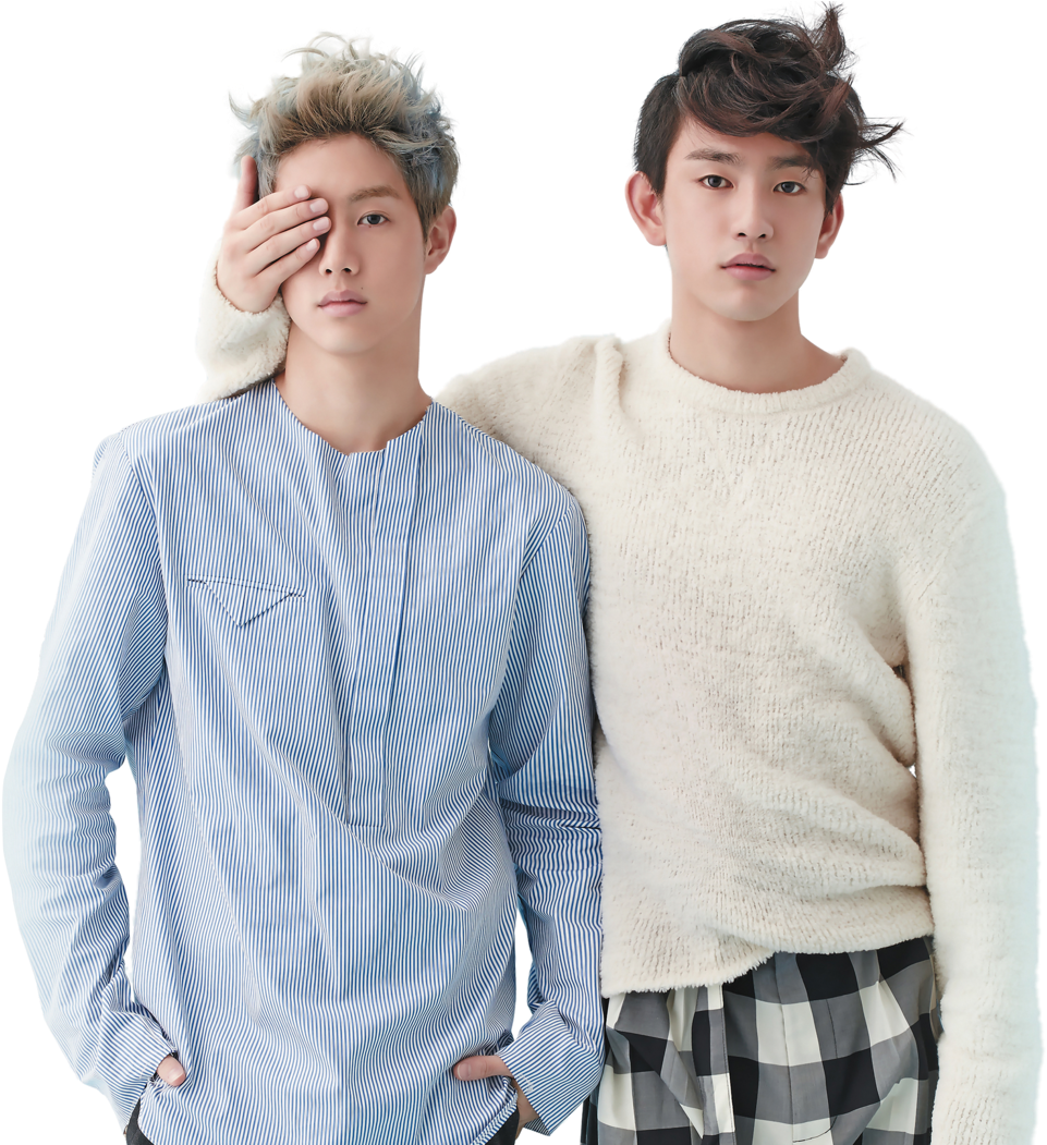 Tumblr Static - Mark And Jinyoung (1024x1050), Png Download