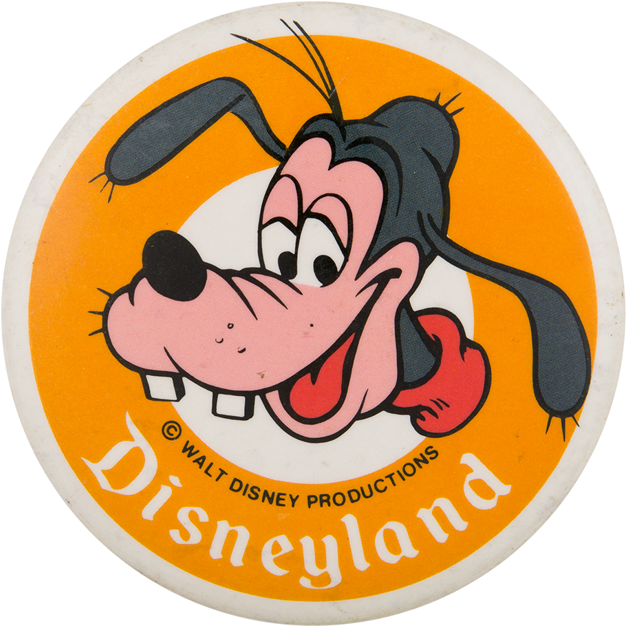 Disneyland Goofy Entertainment Button Museum - Goofy (1000x971), Png Download