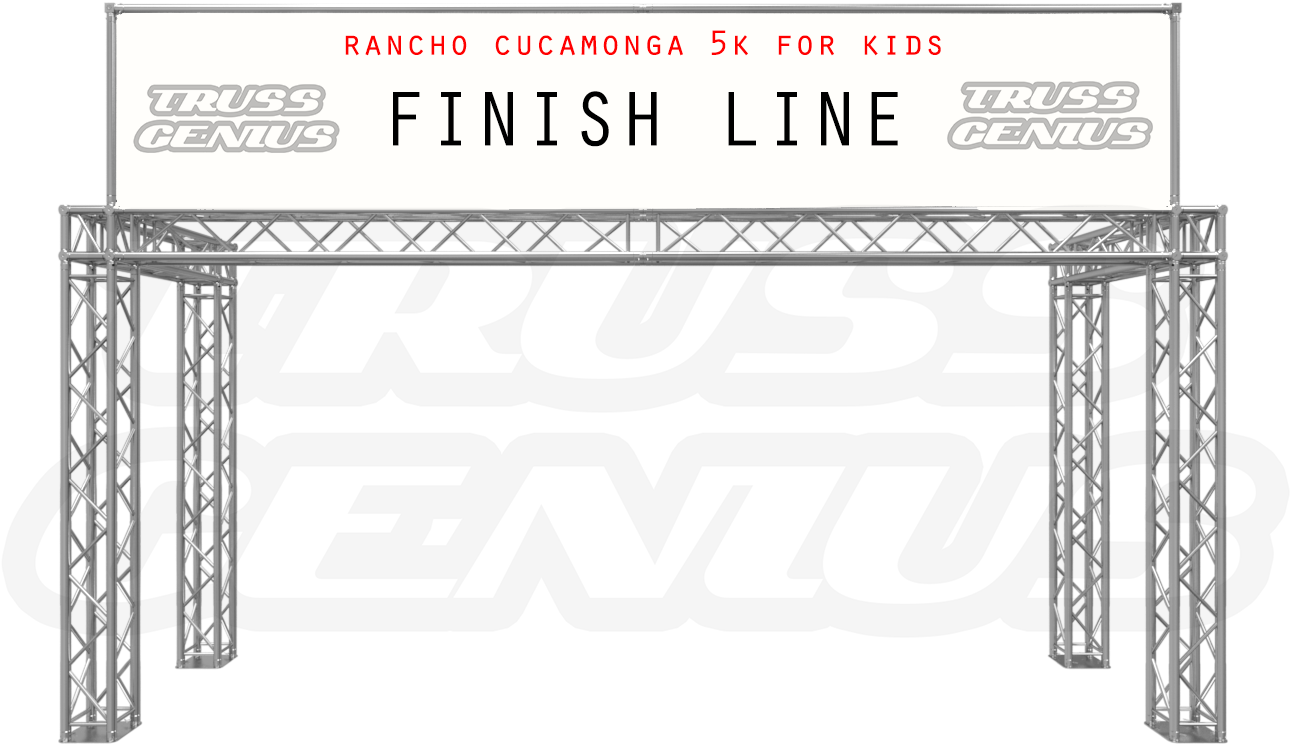 Truss Finish Line (1440x794), Png Download