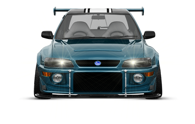 Subaru Impreza Wrx Sti 22b'99 By Ghost-rider - Mitsubishi Lancer Evolution (1004x500), Png Download