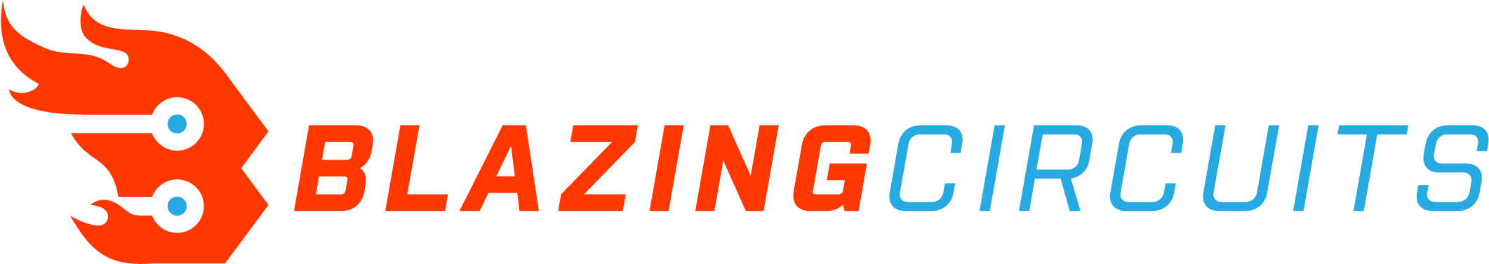 Blazing Circuits - Carmine (2201x466), Png Download