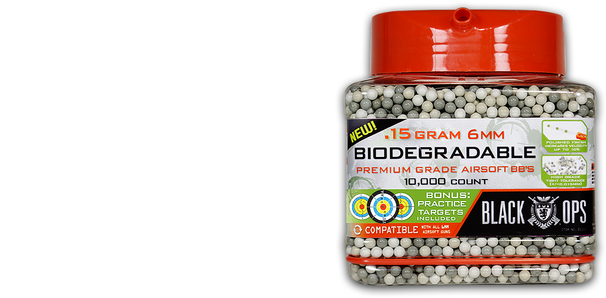 Download Black Ops Biodegradable Airsoft Bbs PNG Image with No