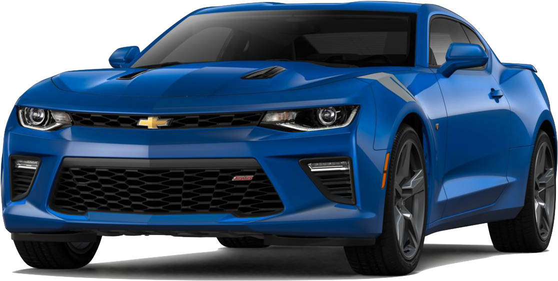 A Blue 2018 Chevy Camaro 2ss - Camaro Ss 2018 Blue (1171x658), Png Download