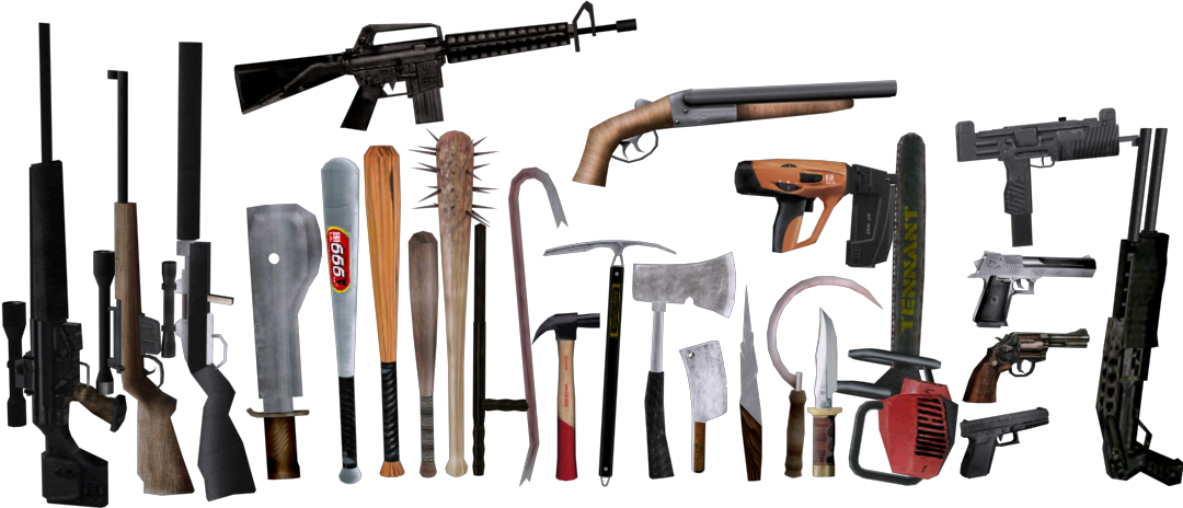 Lhg7gkh - Gta Sa Manhunt Weapons (1080x464), Png Download