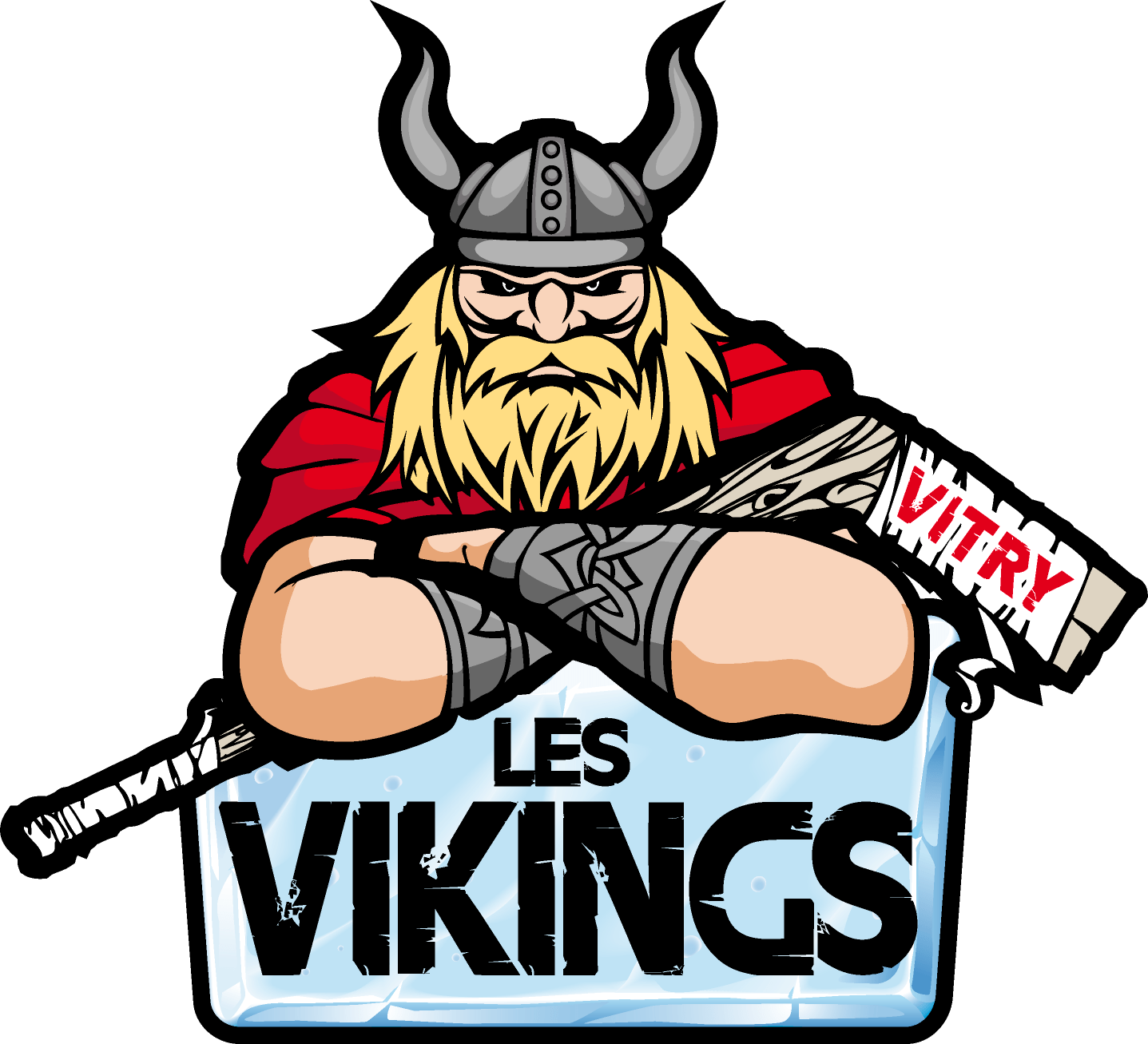 9 Les Vikings Vitry - Vitry Hockey (1437x1307), Png Download