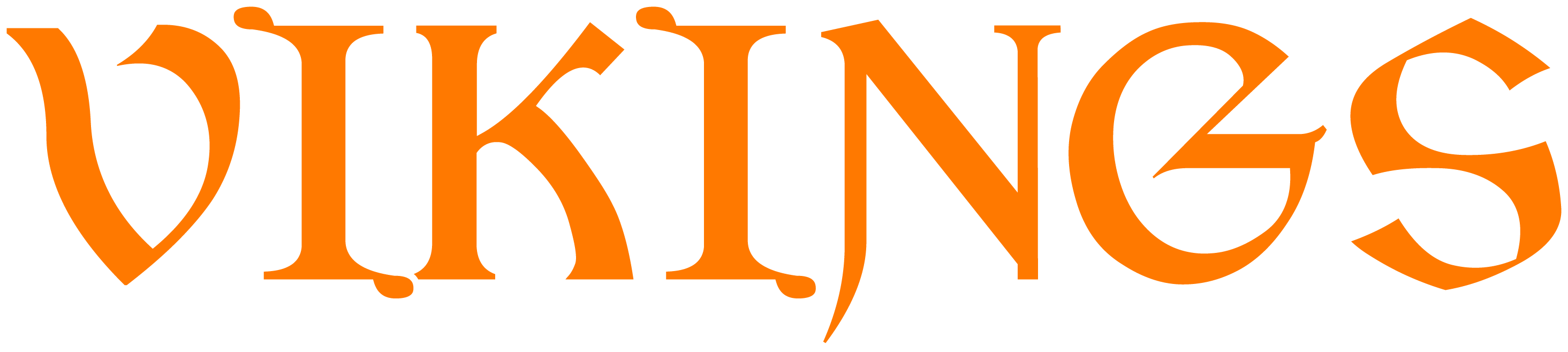 Vikings Softball (2929x657), Png Download