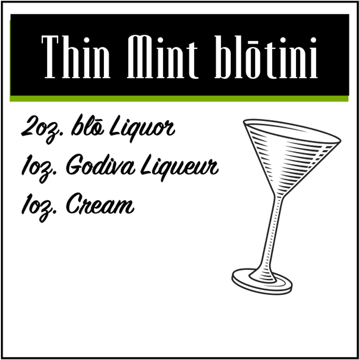 Thinmint - Martini Glass (800x798), Png Download