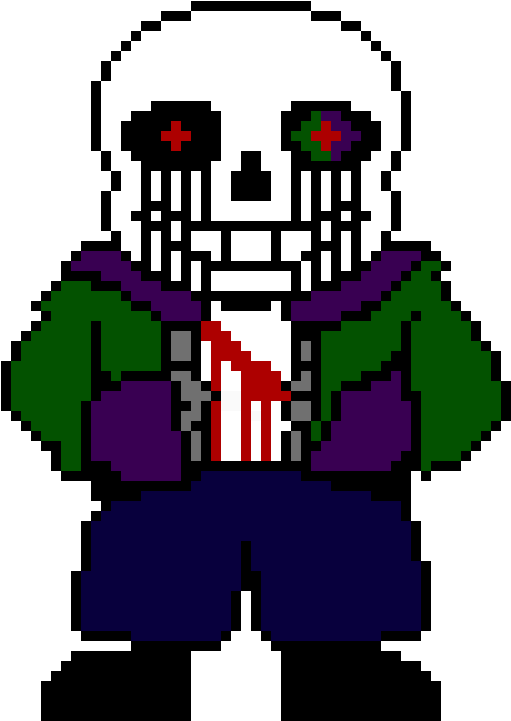 Undertale Dark Logan - Sans Undertale (670x820), Png Download