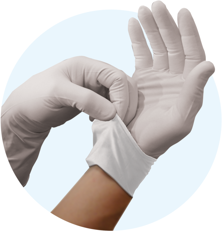 Supaflex Powder-free Latex Exam Gloves - Glove (1000x958), Png Download