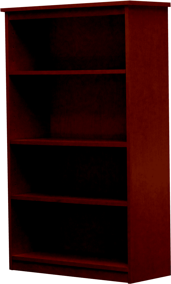 Lexington Birch Bookcase With Three Shelves In Antique - Shelf (1280x1280), Png Download
