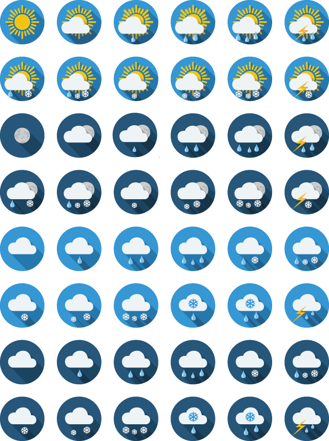 723 Weather Icons - Icon (648x870), Png Download