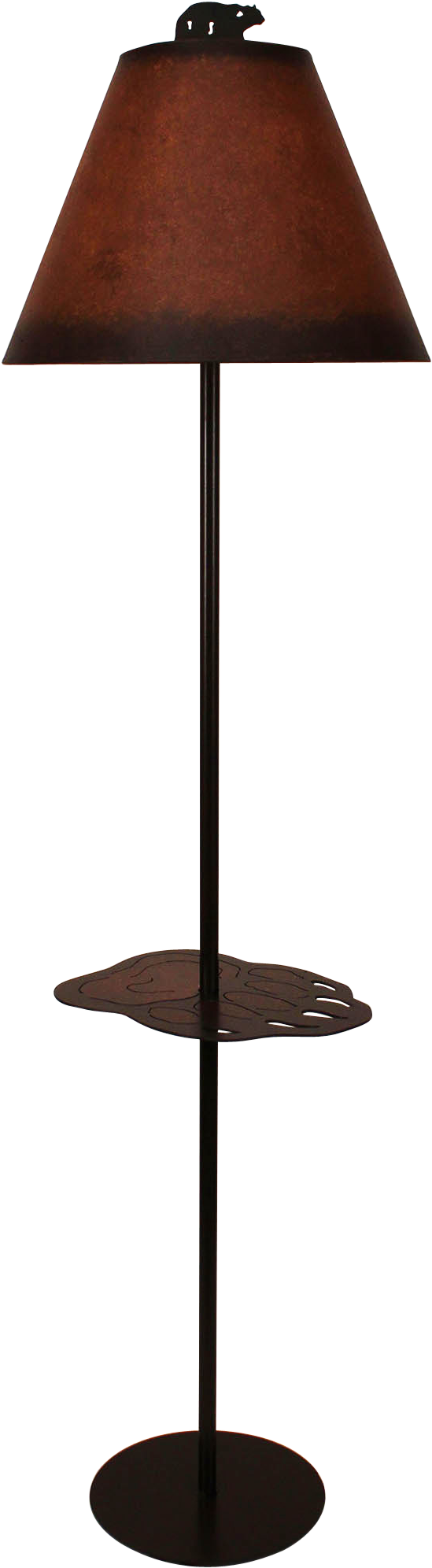 Iron Bear Paw Drink Table Tray Lamp - Lampshade (900x2100), Png Download
