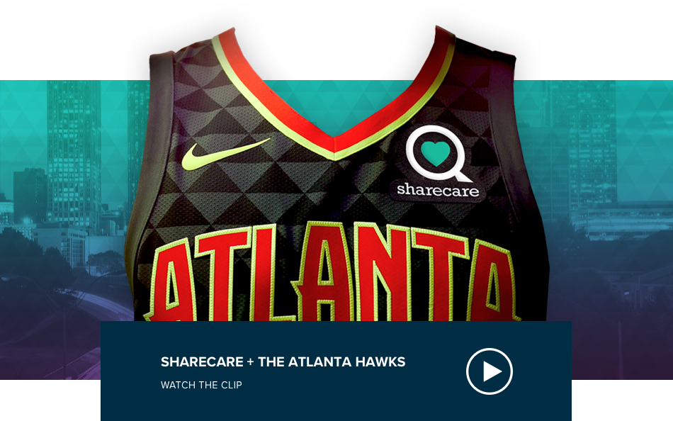 Making Atlanta And Georgia A Healthier Place To Live - Atlanta Hawks Jersey Sharecare (950x594), Png Download