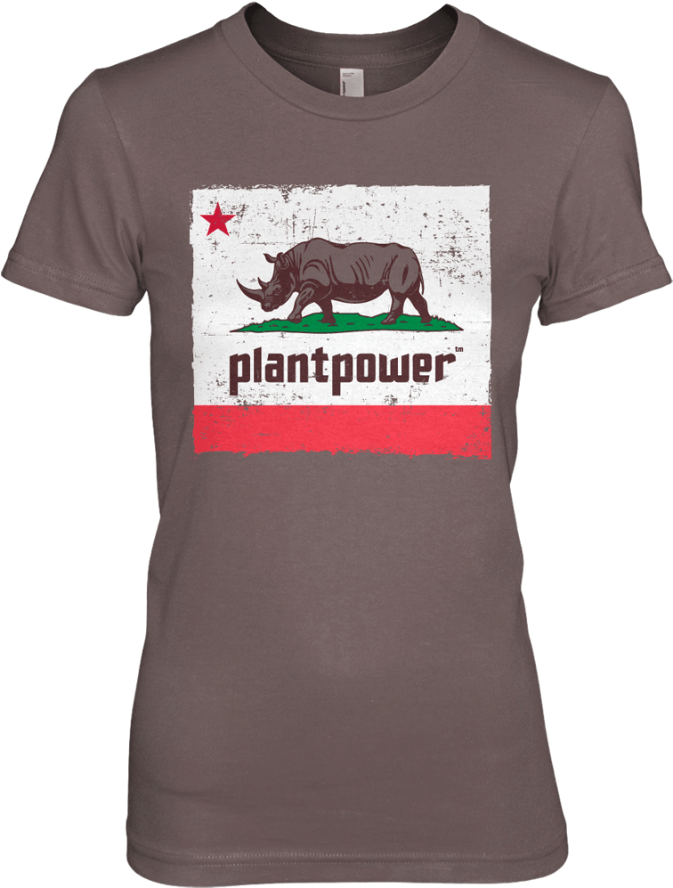 Carhino Frontfem - Plant Powered T Shirt (1000x1000), Png Download