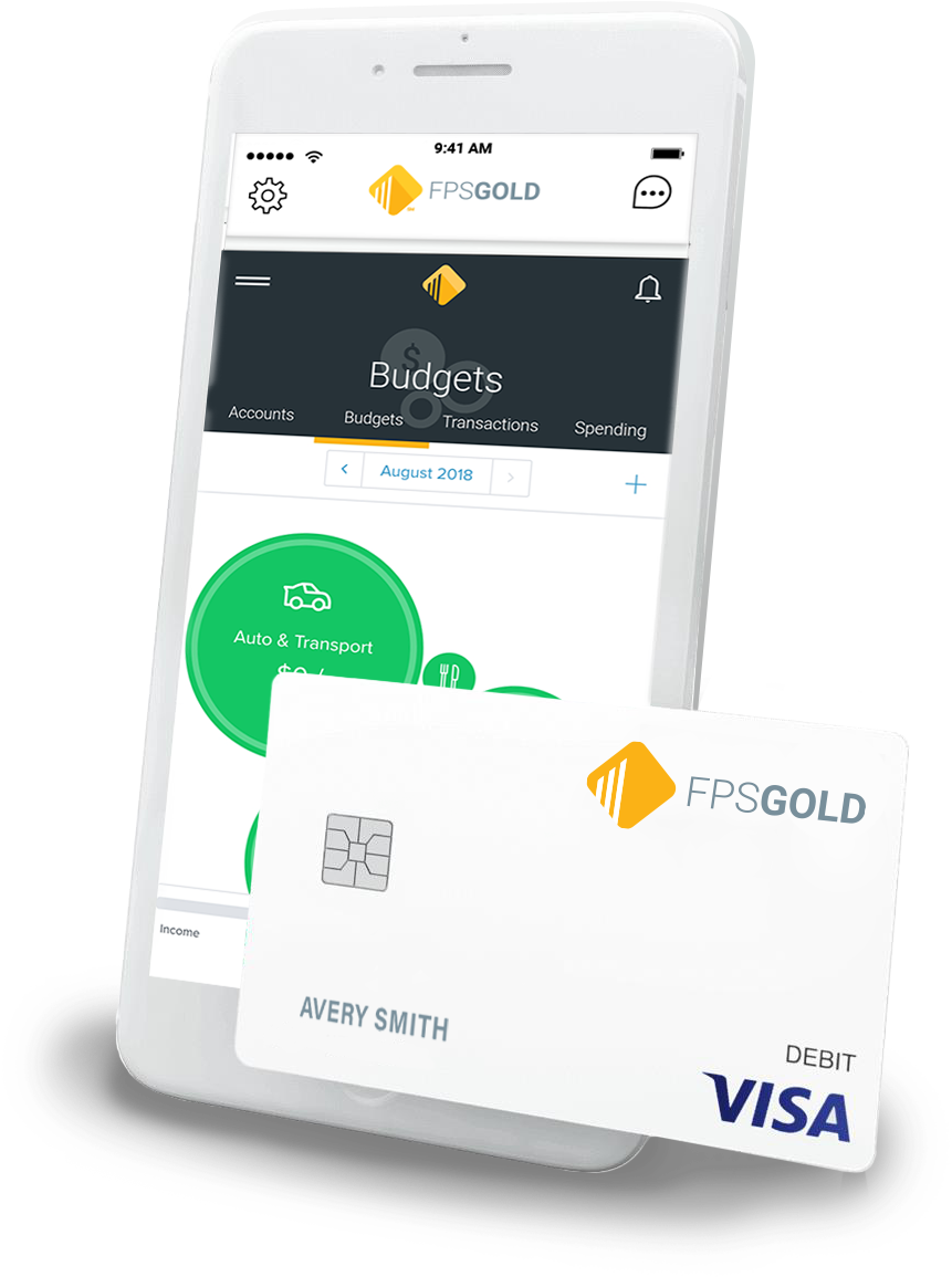 Fps Gold Ebanking On Mobile Device - Visa (1038x1343), Png Download