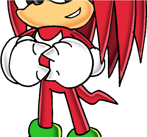 Sonic The Hedgehog Clipart Knuckles The Echidna - Classic Knuckles The Echidna (640x480), Png Download