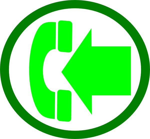 Phone Green Png (600x556), Png Download