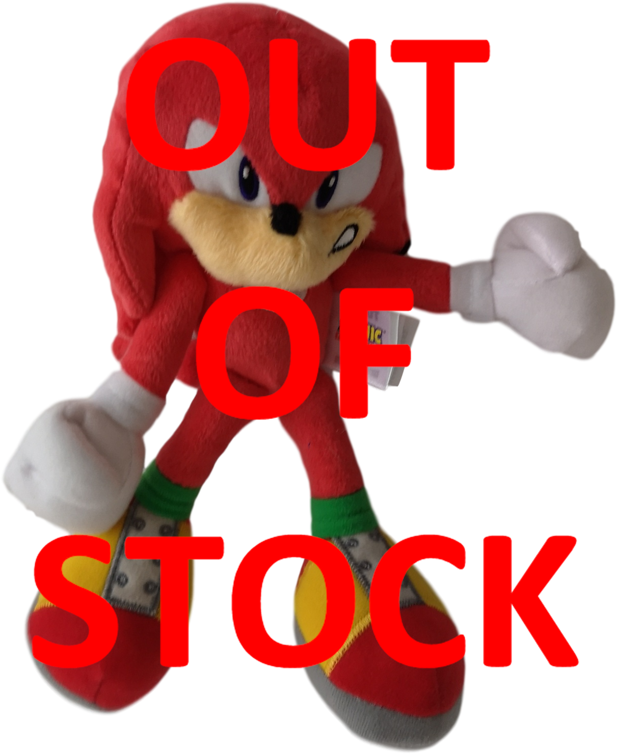 modern knuckles plush