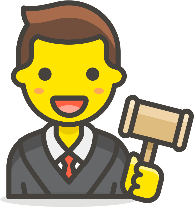 133 Man Judge - Singer Icon Png (1024x1024), Png Download