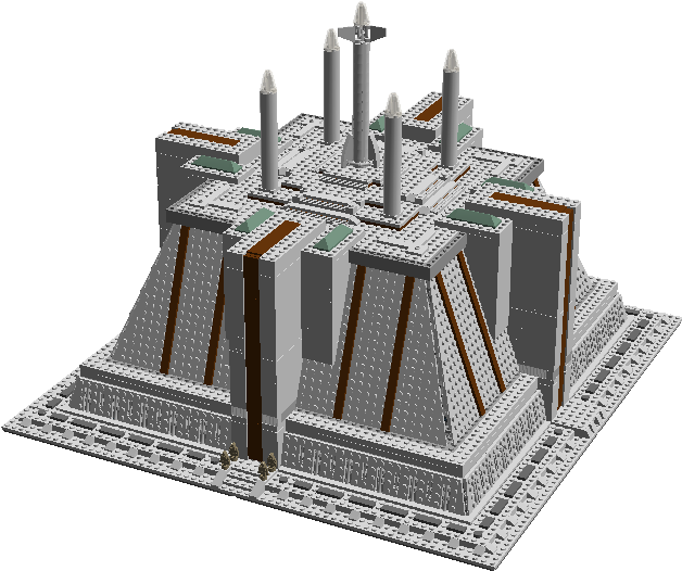 Jedi Temple - Lego Jedi Temple (784x576), Png Download