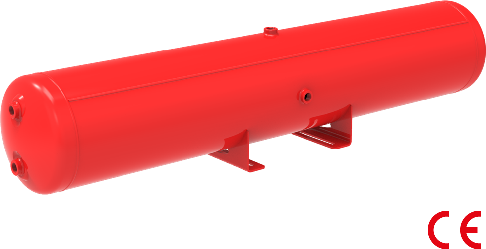 Steel Air Reservoir With Brackets 60 Litre Ø 246mm - Reservoir D Air Gigant (1021x627), Png Download