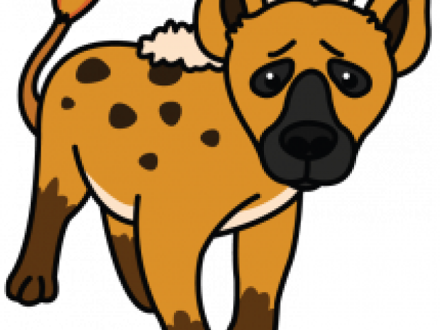 Drawn Hyena Easy (640x480), Png Download