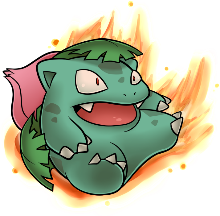 Photo Smartbombivysaur - Cartoon (800x717), Png Download