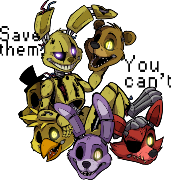 Springtrap S - Springtrap You Cant (600x630), Png Download