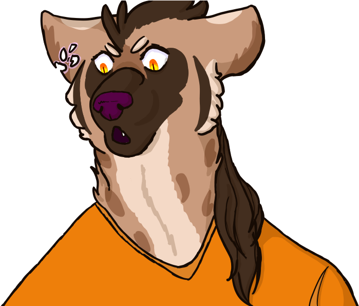 Rowan The Hyena - Cartoon (765x595), Png Download