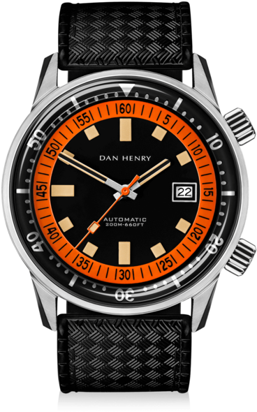 1970 Automatic Diver Compressor - Dan Henry 1970 (534x600), Png Download