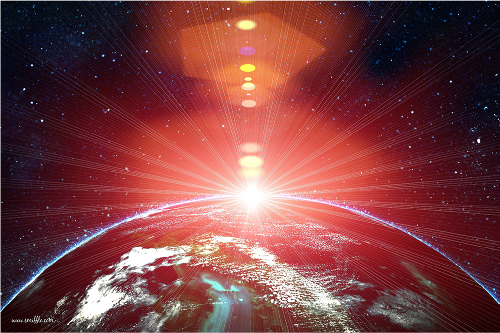 Satellite & Space - Lens Flare (1000x1000), Png Download