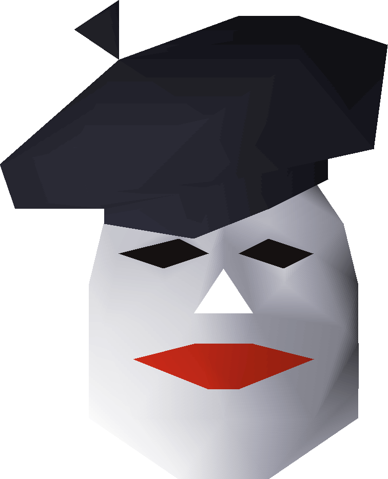 Beret Mask Is An Item Obtained By Talking To Patchy - Mask (756x934), Png Download