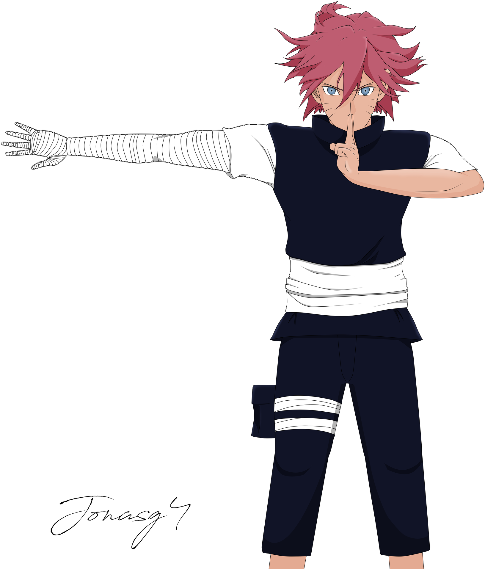 #destello #destelloamarillo #genio #kushina #minato - Naruto Uzumaki Pelirrojo (1786x1920), Png Download